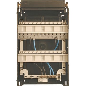 ABB Haf installatiekast leeg Hafonorm HLD, zwart, (hxbxd) 330x220x75mm, DIN-rail