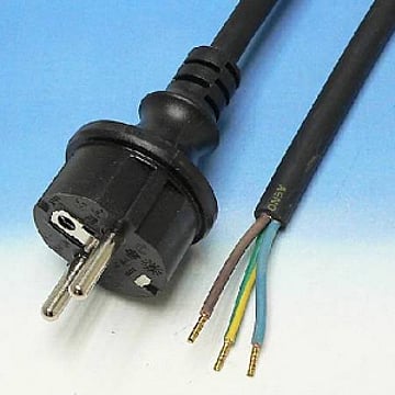 HK Electric aansluitleiding aansluiting kabel, le 4.5m, aansluiting 1 randaardestekker recht
