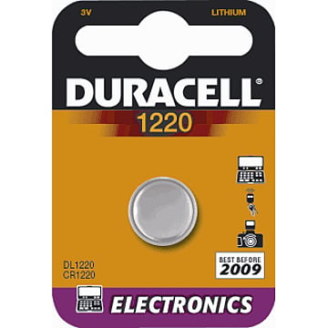 Duracell knoopcel lithium Electronics, ho 2mm, diam 12.5mm, 3V
