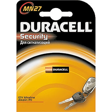 Duracell knoopcel alkaline Security, ho 28mm, diam 8mm, 12V
