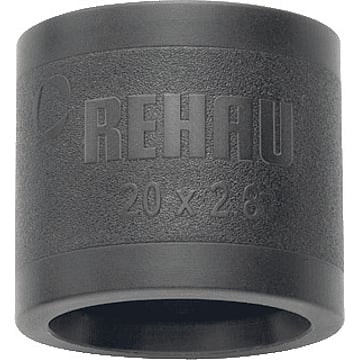 Rehau Rautitan PX schuifhuls 16 mm, zwart