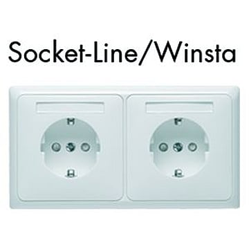 PEHA Socket-Line Wago Winsta wandcontactdoos kunststof
