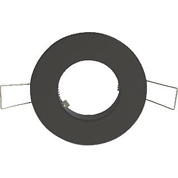 Klemko mechanische toebehoren spot/schijnwerper Luzern, aluminium, zwart, diam 80mm