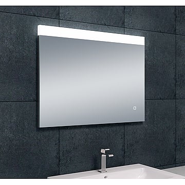 Wiesbaden Single dimbare LED condensvrije spiegel 80x60 cm