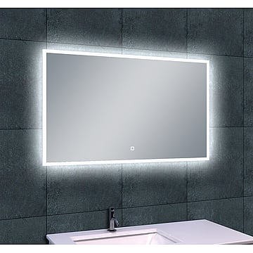 Wiesbaden Quatro spiegel met LED-verlichting en verwarming 100x60 cm