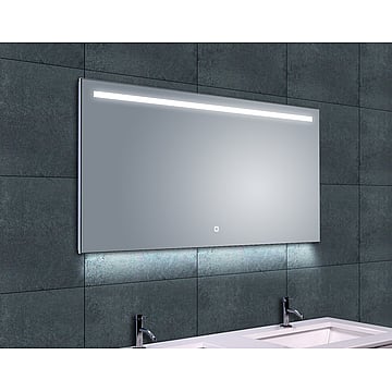 Wiesbaden Ambi One spiegel met LED-verlichting en verwarming 120x60 cm