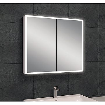 Wiesbaden Quatro spiegelkast met LED-verlichting 80x70 cm