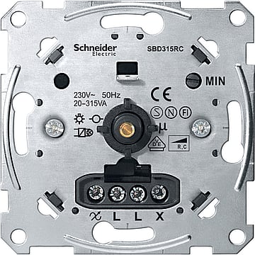 Schneider Electric Merten draaidimmer voor capacitieve last 20-315 W