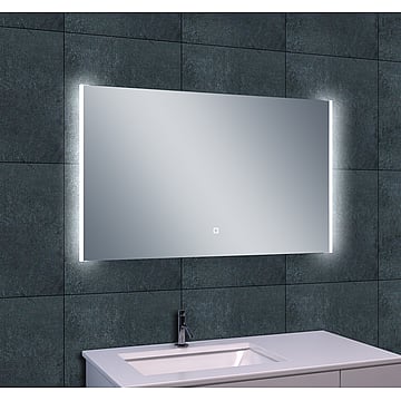 Wiesbaden Duo spiegel met LED-verlichting en verwarming 100x60 cm