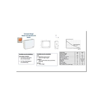Sanibroyeur Sanicondens condensafvoerpomp sanicondens deco+ compact v. (keuken) CV ketels, clean design 005089