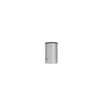 Bosch buffervat v. lucht of bodem-bron warmtepompen 120L, 53kg staand, boven-aansluitingen zilver
