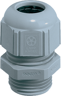 Lapp wartel kabel-/buisinvoer recht Skintop ST-M, kunststof, lichtgrijs