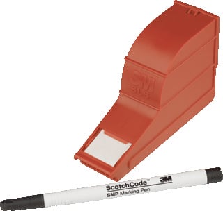 3M adercod disp S, 1 rollen tape, uitvoering inclusief kleuren-tape