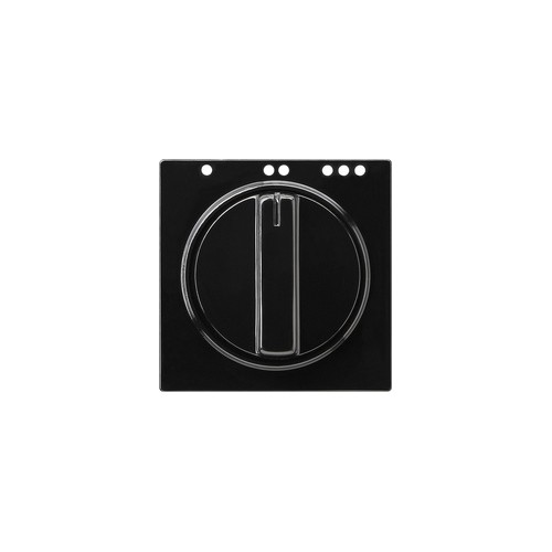 Gira S-Color afdekking met draaiknop voor 3-standenschakelaar zonder nulstelling, zwart