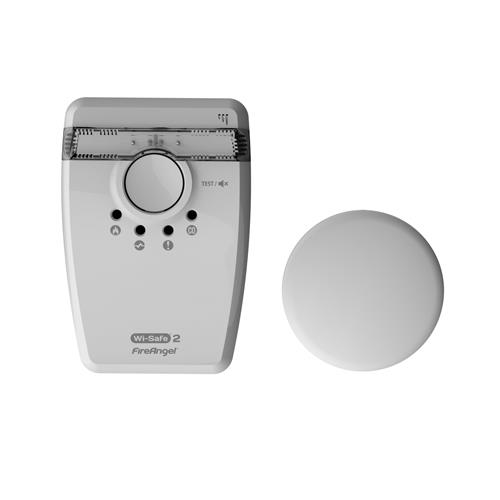 FireAngel Wi-Safe 2 optische rookmelder 230v radiografisch koppelbaar Ø 124 mm, wit