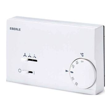 Eberle KLR-E 7011 kamerthermostaat 230V met draaiknop, wit