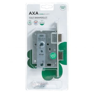 Axa deurslot badkamer/wc-slot, binnendeur, deur links & rechtsdraaiend