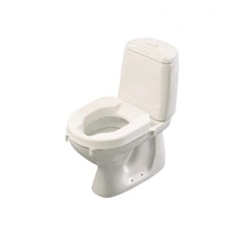 Etac toiletverhoger Hi-Loo, kunststof, wit, ho 10cm, accentkleur wit