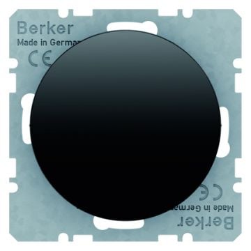 Hager berker R.1/R.3 communicatie comp thermoplast, zwart
