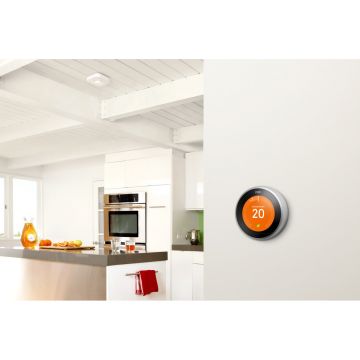 Google Nest Learning Thermostat slimme thermostaat, zilver