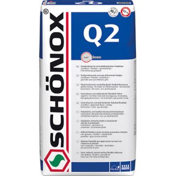 Schonox Q2 q2 afbindende flexlijm zak a 25 kg., wit