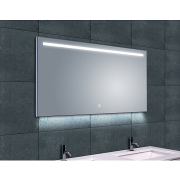 Wiesbaden Ambi One spiegel met LED-verlichting en verwarming 120x60 cm