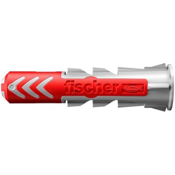 Fischer duopower plug 6x30 doos 100 stuks, grijs/rood