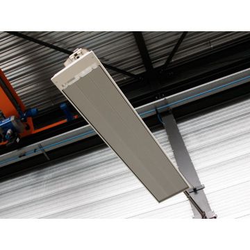 Masterwatt SPOT AC infrarood hoogstraler 1800W 25 x 155 x 6 cm, grijs